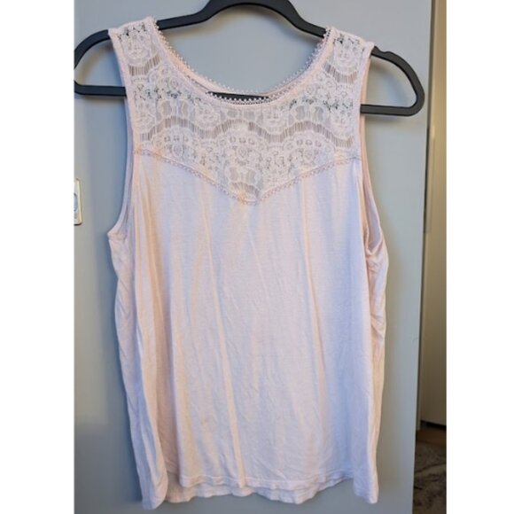 Pink Women's H&M Tank Top - Medium - Picture 1 of 3